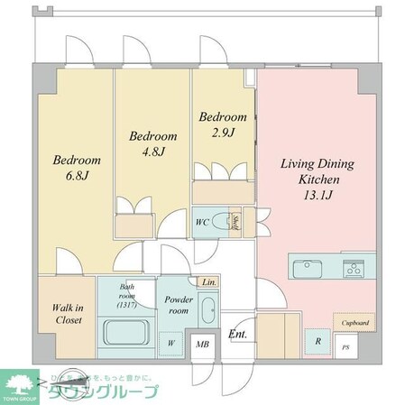 LIME RESIDENCE KAWAGUCHI EASTの物件間取画像